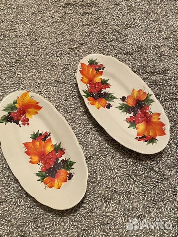 Тарелки селедочницы 2 шт (цена за пару)