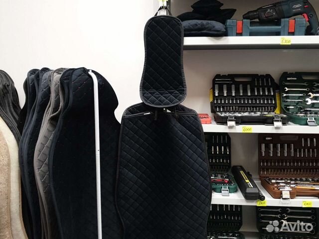 Накидки на сиденья чехол алькантара с боковинами