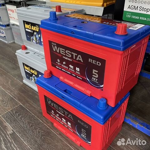 Аккумулятор westa asia 100Ah 850EN