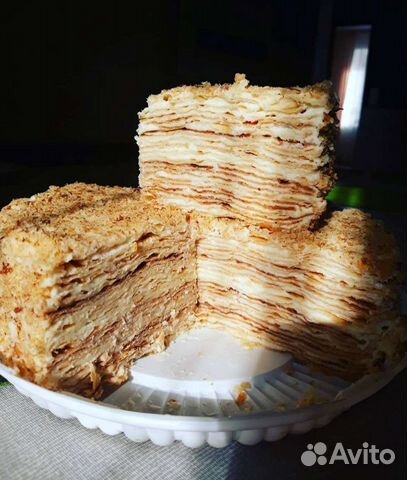 Торт Наполеон медовик