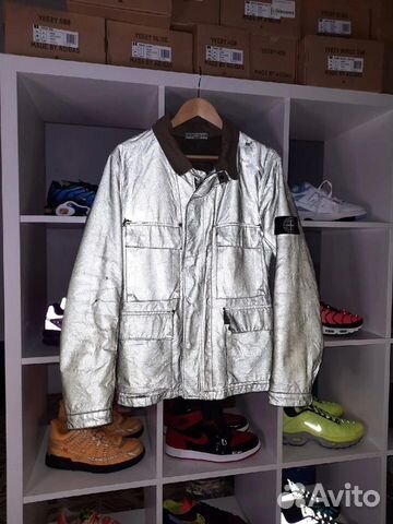 Stone island antiqued reflective