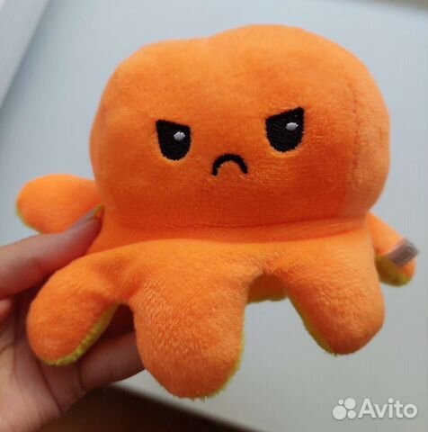 Игрушка осьминог перевертыш