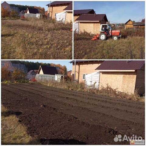 Вспашка Земли Мотоблоком.Покос травы,Корчевания