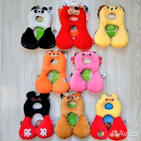 Подушка для сна в автокресле для шеи детская 1-4 г