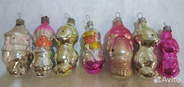 Елочные игрушки ссср, амальгама