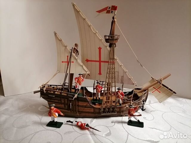 Каравелла с солдатиками