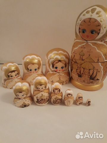 Матрешка ручная работа