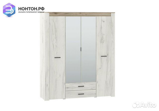 Шкаф 4-х дверный Прага