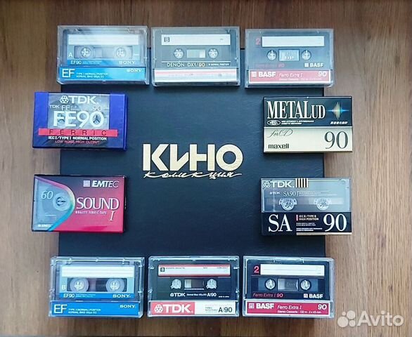Аудио кассеты с записью Кино (Цой) с винила