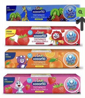 Тайская детская зубная паста со фтором