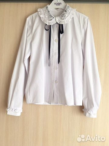 Блузка белая для девочек