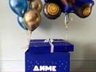 Коробка сюрприз с воздушными шарами объявление продам