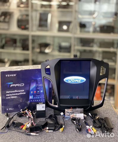 Магнитола Ford Focus 3 2011 - 2021 Tesla style