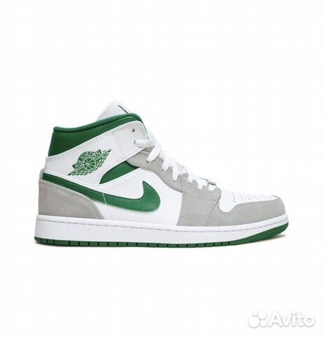 Nike Air Jordan 1 Mid Pine Green Smoke Grey