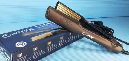 Плойка гофре для объёма Vitek Ультра гладкие щипцы