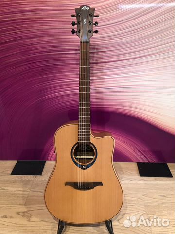 Трансакустическая гитара LAG THV-10DCE LB SMART