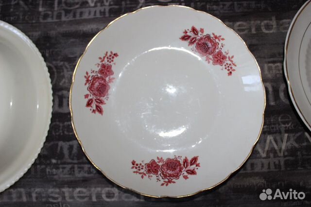 Советский фарфор большие блюда
