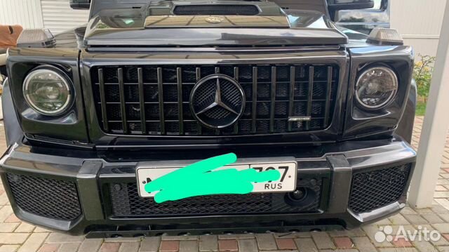 Черная решетка на гелендваген гт дизайн w463