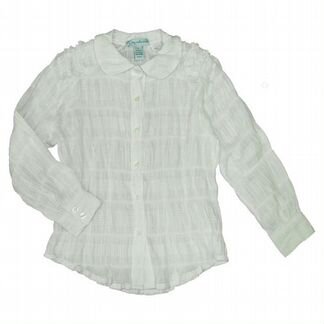 Новая белая блузка (рубашка) р.146-152