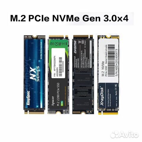 M.2 SSD NVMe диски 512гб, 256гб, 128гб новые ссд