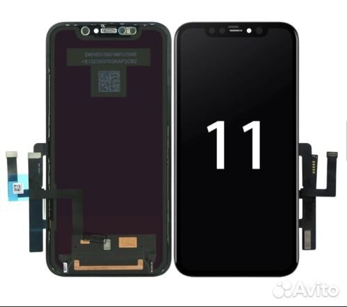 Дисплей для iPhone 11 + тачскрин черный с рамкой