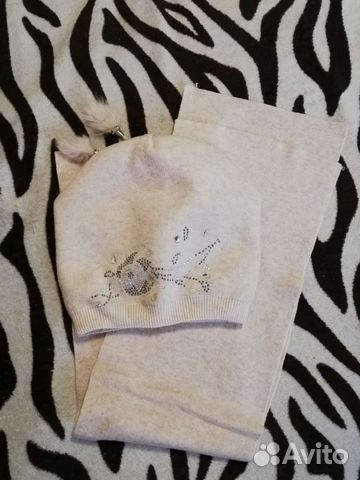 Комплект шапка, шарф