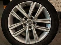 Литые диски r17 от Toyota Crown на летней резине