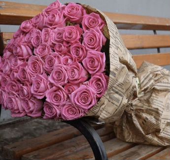 Букет роз 51 Роза 70 см