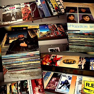 Виниловые пластинки, большая коллекция