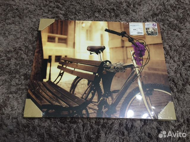 Картина (улица, велосипед)