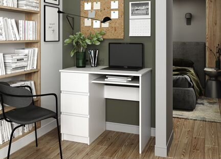 Стол письменный белый