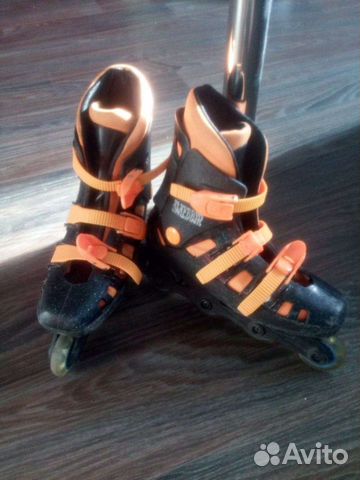 Роликовые коньки детские с защитой