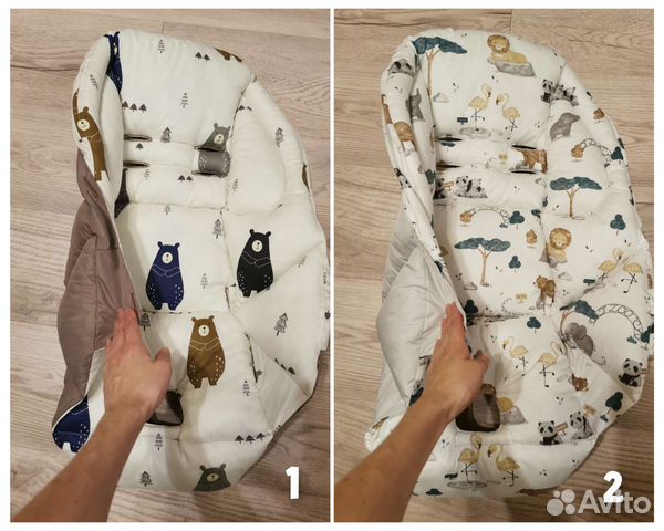 Чехлы двусторонние на peg-perego tatamia, siesta