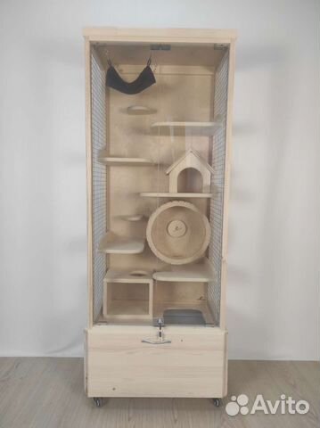 Клетка витрина для шиншилл