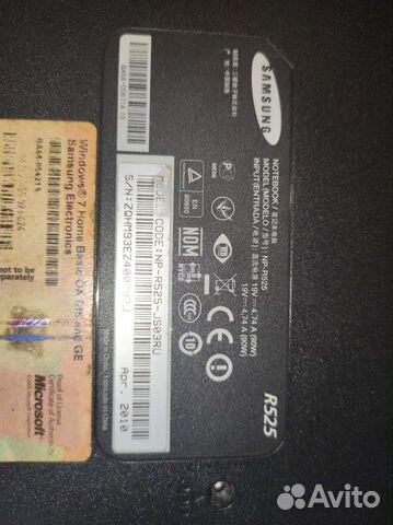 Ноутбук Samsung на запчасти