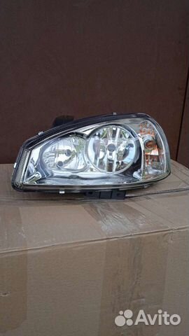 Фары Лада Калина - 1, новые, аналог, стекло