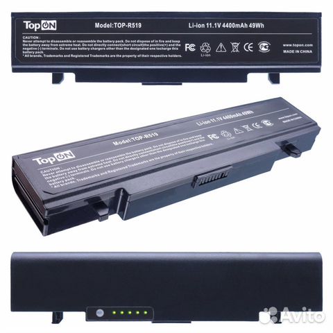 Аккумулятор TOP-R519 11.1V 4400mAh 49Wh для ноутбу