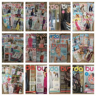 Журналы Burda, Verena, Patrones, разные номера
