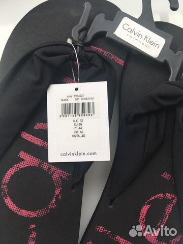 Новые Calvin Klein шлепки, новые, с биркой