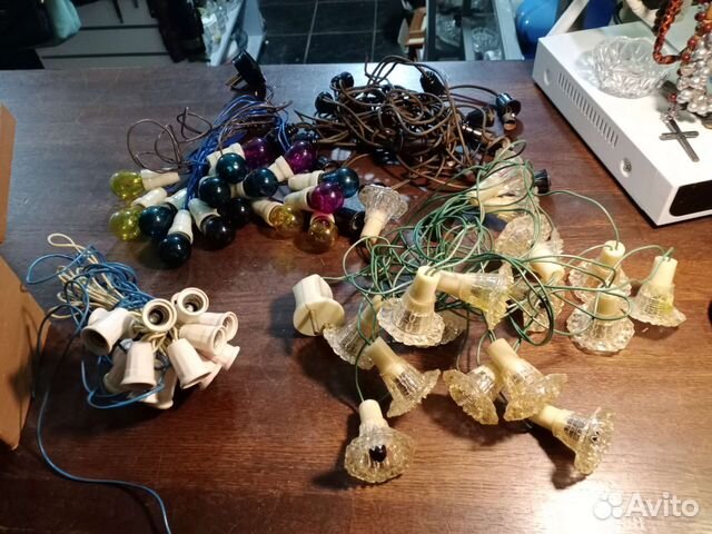 Новогодняя гирлянда горка