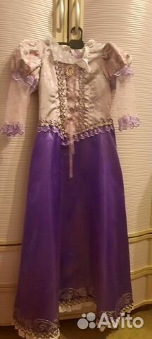 Платье Рапунцель, р. 134-140