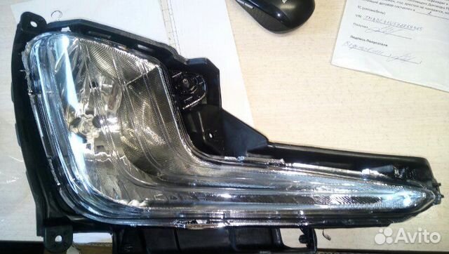 Фара противотуманная правая Kia Rio седан 10