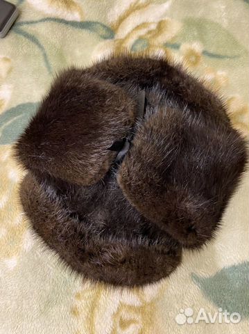 Мужская шапка норковая,58 размер
