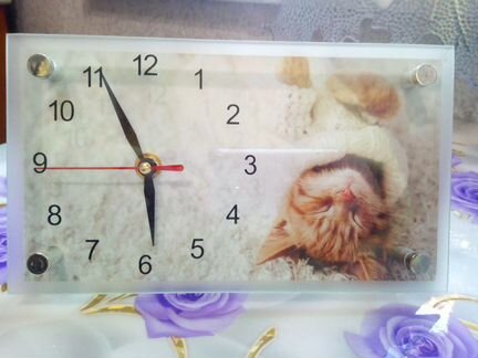 Часы новые, стекло