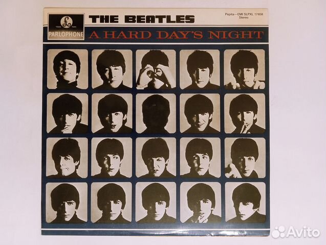 LP The Beatles - A Hard Day's Night Hungary 1964г