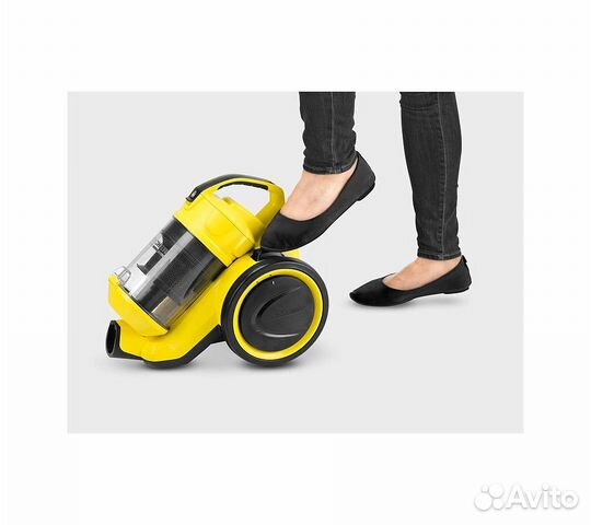 Пылесос Karcher VC 3 Floor *RU 700Вт желтый/черный