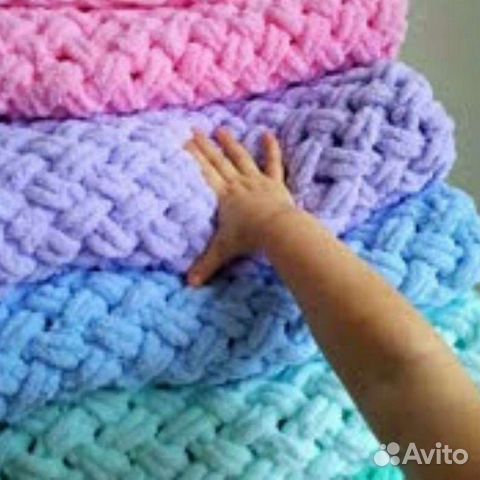 Пледы из Ализе пуффи, 50 предоплата