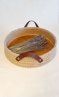 Поднос из джута