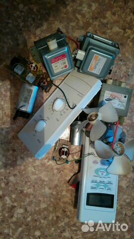 Разные запчасти для микроволновок (свч )