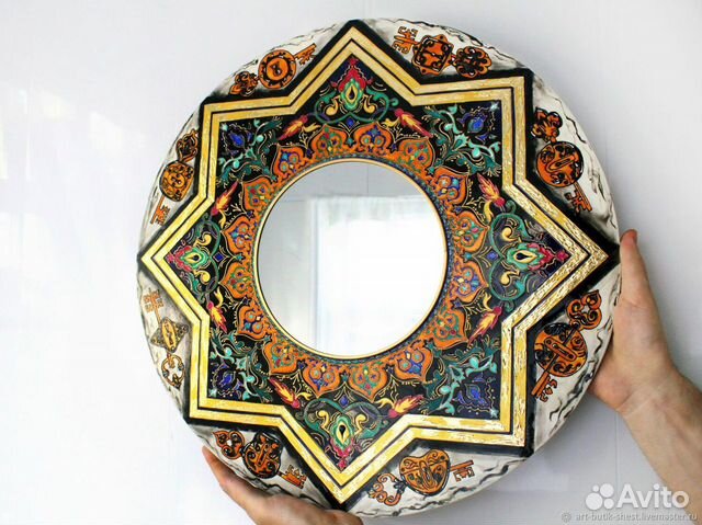 Зеркало в восточном стиле - дизайнерское